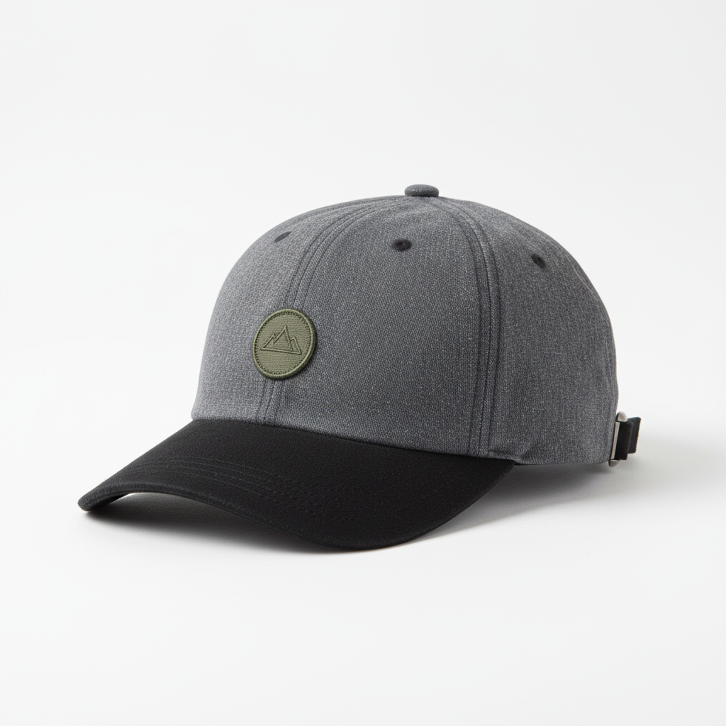 Stylish casual cap on white background